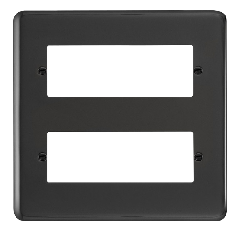 Scolmore DPMB512 - 2 Tier Minigrid Module Plate - 12 Apertures