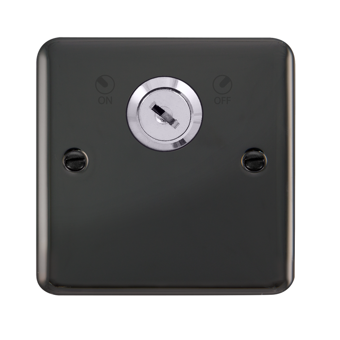 Scolmore DPBN660 Deco Plus Black Nickel 20a Dp Lockable Switch Deco+ Bn  Scolmore - Sparks Warehouse