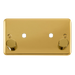 Scolmore DPBR186 - 2 Gang Dimmer Plate + Knobs (1630W Max) - 2 Apertures Deco Plus Scolmore - Sparks Warehouse