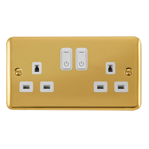 Scolmore Dpbr30536wh Ingot 13a 2g Rf Smart Socket Deco+ Br Wh Smart Socket Scolmore - Sparks Warehouse
