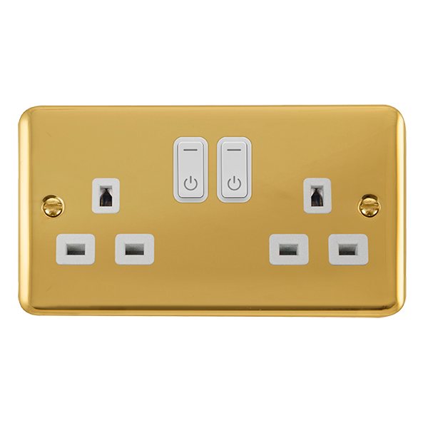 Scolmore Dpbr30536wh Ingot 13a 2g Rf Smart Socket Deco+ Br Wh Smart Socket Scolmore - Sparks Warehouse