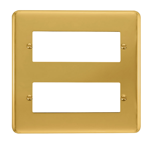 Scolmore DPBR512 - 2 Tier Minigrid Module Plate - 12 Apertures Deco Plus Scolmore - Sparks Warehouse