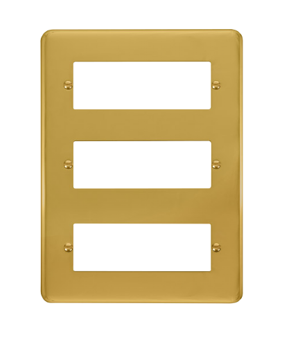 Scolmore DPBR518 - 3 Tier Minigrid Module Plate - 18 Apertures Deco Plus Scolmore - Sparks Warehouse