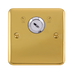 Scolmore DPBR660 Deco Plus Polished Brass 20a Dp Lockable Switch Deco+ Br  Scolmore - Sparks Warehouse
