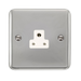Scolmore DPCH039WH - 2A Round Pin Socket - White Deco Plus Scolmore - Sparks Warehouse