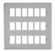 Scolmore DPCH20518 - 18 Gang GridPro® Frontplate - Polished Chrome GridPro Scolmore - Sparks Warehouse