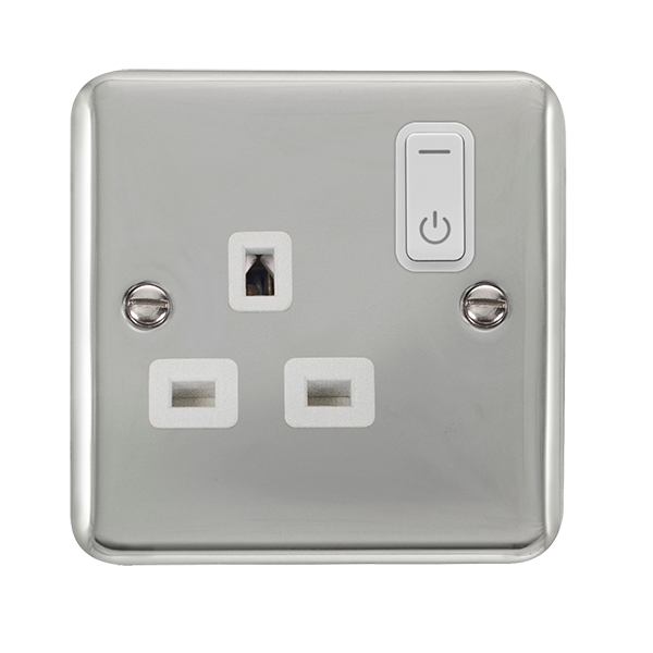 Scolmore Dpch30535wh Ingot 13a 1g Rf Smart Socket Deco+ Ch Wh Smart Socket Scolmore - Sparks Warehouse