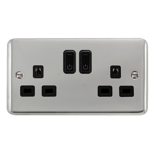 Scolmore Dpch30536bk Ingot 13a 2g Rf Smart Socket Deco+ Ch Bk Smart Socket Scolmore - Sparks Warehouse