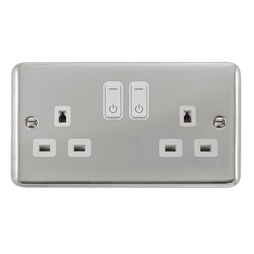 Scolmore Dpch30536wh Ingot 13a 2g Rf Smart Socket Deco+ Ch Wh Smart Socket Scolmore - Sparks Warehouse