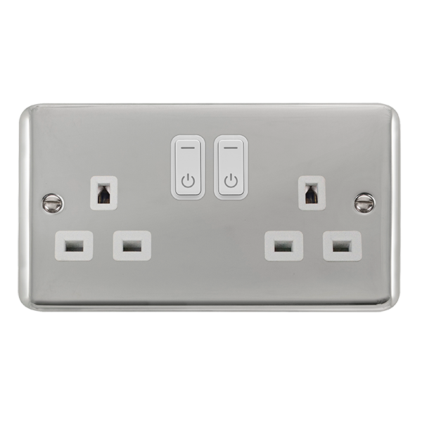 Scolmore Dpch30536wh Ingot 13a 2g Rf Smart Socket Deco+ Ch Wh Smart Socket Scolmore - Sparks Warehouse