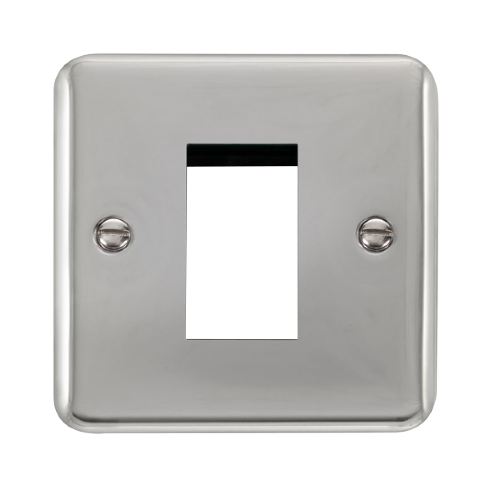 Scolmore DPCH310 - 1 Gang Plate - 1 Aperture Deco Plus Scolmore - Sparks Warehouse
