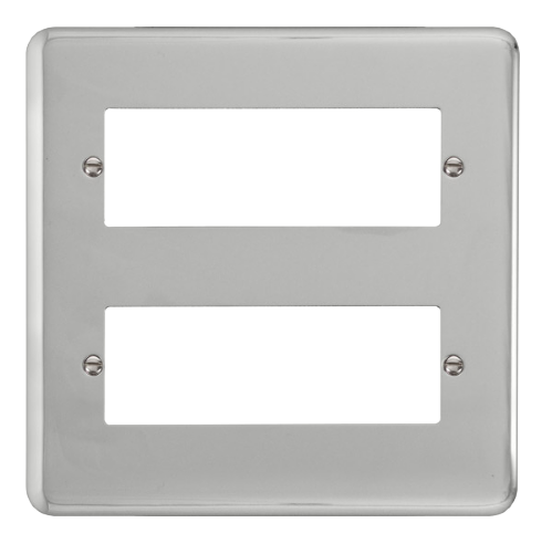 Scolmore DPCH512 - 2 Tier Minigrid Module Plate - 12 Apertures Deco Plus Scolmore - Sparks Warehouse