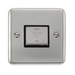 Scolmore DPCH520BK - 10AX Ingot 3 Pole Fan Isolation Plate Switch - Black Deco Plus Scolmore - Sparks Warehouse