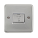 Scolmore DPCH520WH - 10AX Ingot 3 Pole Fan Isolation Plate Switch - White Deco Plus Scolmore - Sparks Warehouse
