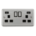 Scolmore DPCH580BK Deco Plus Polished Chrome 2g Skt Usb 4.2a Dp  Scolmore - Sparks Warehouse