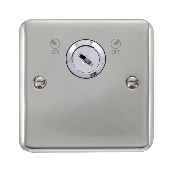 Scolmore DPCH660 Deco Plus Polished Chrome 20a Dp Lockable Switch Deco+ Ch  Scolmore - Sparks Warehouse
