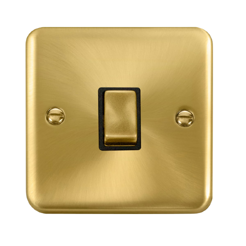 Scolmore DPSB722BK - 20A Ingot DP Switch - Black Deco Plus Scolmore - Sparks Warehouse