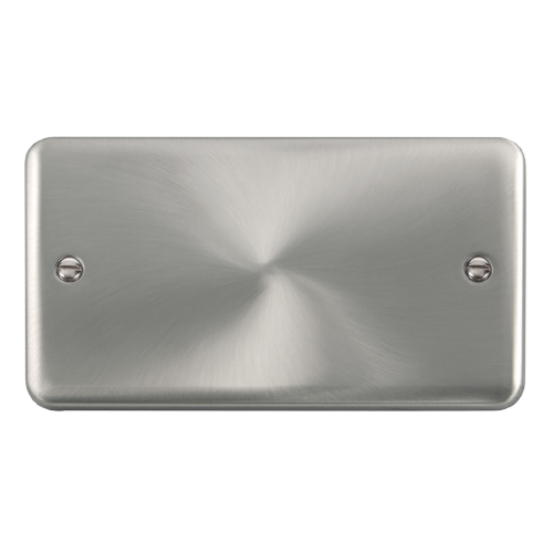 Scolmore DPSC061 - 2 Gang Blank Plate Deco Plus Scolmore - Sparks Warehouse