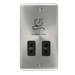Scolmore DPSC100BK - Dual Voltage Shaver Socket Outlet - 115/230V - Black Deco Plus Scolmore - Sparks Warehouse