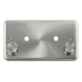 Scolmore DPSC186 - 2 Gang Dimmer Plate + Knobs (1630W Max) - 2 Apertures Deco Plus Scolmore - Sparks Warehouse