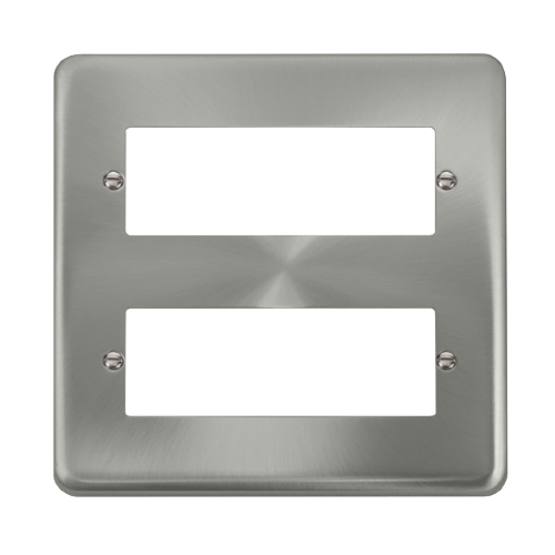 Scolmore DPSC512 - 2 Tier Minigrid Module Plate - 12 Apertures Deco Plus Scolmore - Sparks Warehouse