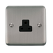 Scolmore DPSS039BK - 2A Round Pin Socket - Black Deco Plus Scolmore - Sparks Warehouse