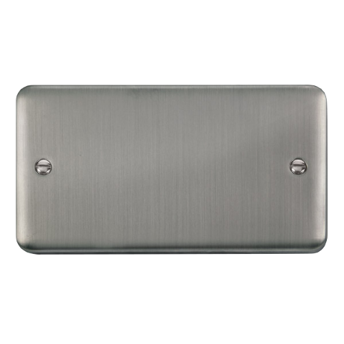 Scolmore DPSS061 - 2 Gang Blank Plate Deco Plus Scolmore - Sparks Warehouse