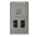 Scolmore DPSS100BK - Dual Voltage Shaver Socket Outlet - 115/230V - Black Deco Plus Scolmore - Sparks Warehouse