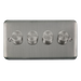 Scolmore DPSS154 - 4 Gang 2 Way 400Va Dimmer Switch Deco Plus Scolmore - Sparks Warehouse