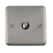 Scolmore DPSS156BK - Single Satellite Outlet - Black Deco Plus Scolmore - Sparks Warehouse
