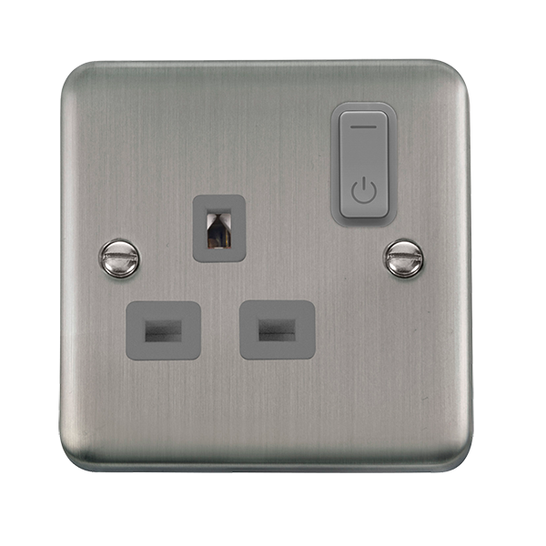 Scolmore Dpss30535gy Ingot 13a 1g Rf Smart Socket Deco+ Ss Gy Smart Socket Scolmore - Sparks Warehouse