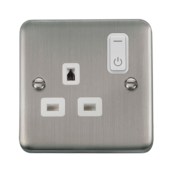Scolmore Dpss30535wh Ingot 13a 1g Rf Smart Socket Deco+ Ss Wh Smart Socket Scolmore - Sparks Warehouse