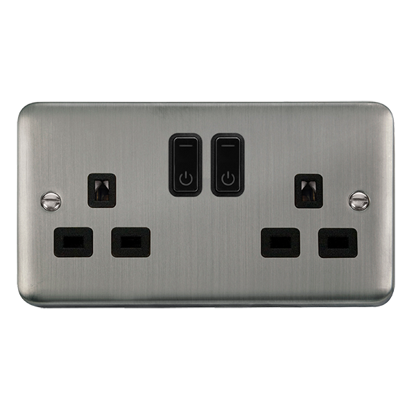 Scolmore Dpss30536bk Ingot 13a 2g Rf Smart Socket Deco+ Ss Bk Smart Socket Scolmore - Sparks Warehouse
