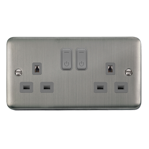 Scolmore Dpss30536gy Ingot 13a 2g Rf Smart Socket Deco+ Ss Gy Smart Socket Scolmore - Sparks Warehouse