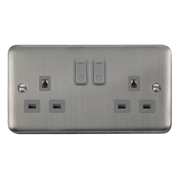 Scolmore Dpss30536gy Ingot 13a 2g Rf Smart Socket Deco+ Ss Gy Smart Socket Scolmore - Sparks Warehouse
