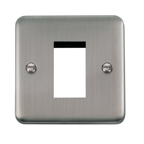 Scolmore DPSS310 - 1 Gang Plate - 1 Aperture Deco Plus Scolmore - Sparks Warehouse