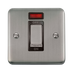 Scolmore DPSS501BK - 45A Ingot 1 Gang DP Switch With Neon - Black Deco Plus Scolmore - Sparks Warehouse