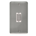 Scolmore DPSS502WH - 45A Ingot 2 Gang DP Switch - White Deco Plus Scolmore - Sparks Warehouse