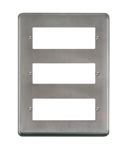 Scolmore DPSS518 - 3 Tier Minigrid Module Plate - 18 Apertures Deco Plus Scolmore - Sparks Warehouse