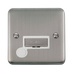 Scolmore DPSS550WH - 13A Ingot Fused Connection Unit With Flex Outlet - White Deco Plus Scolmore - Sparks Warehouse