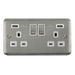 Scolmore DPSS580WH Deco Plus Stainless Steel 2g Skt Usb 4.2a Dp  Scolmore - Sparks Warehouse