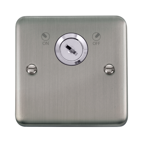 Scolmore DPSS660 Deco Plus Stainless Steel 20a Dp Lockable Switch Deco+ Ss  Scolmore - Sparks Warehouse