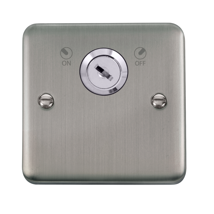 Scolmore DPSS660 Deco Plus Stainless Steel 20a Dp Lockable Switch Deco+ Ss  Scolmore - Sparks Warehouse