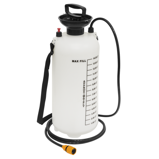 Sealey DST14 - Dust Suppression Water Tank 14L Janitorial, Material Handling & Leisure Sealey - Sparks Warehouse