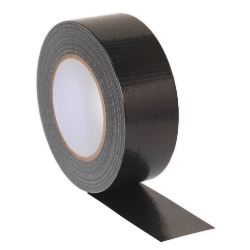 Sealey - DTB Duct Tape 48mm x 50m Black Consumables Sealey - Sparks Warehouse