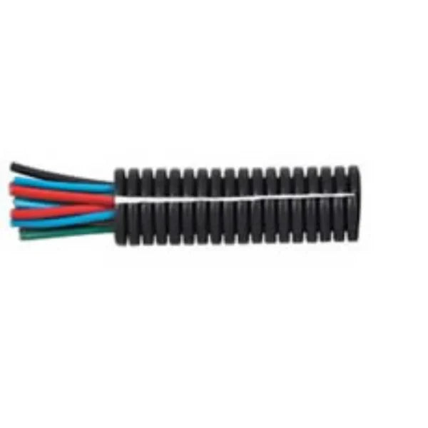DURITE - Convoluted Split Black PolypropyleneTubing 13NW 50