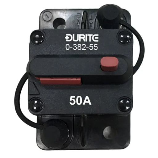 DURITE - Circuit breaker Flush Mount 12/24 volt 50 amp Bg1