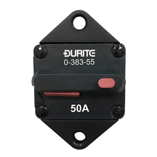 DURITE - Circuit breaker Panel Mount 12/24 volt 50 amp Bg1