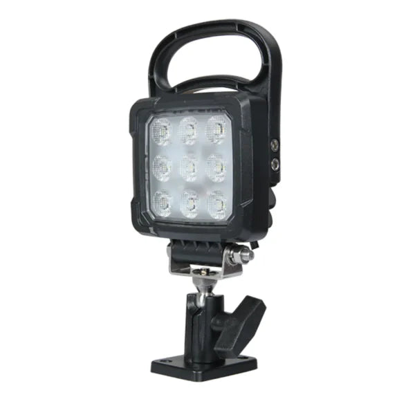 DURITE - Work Lamp 9 x LED 12/24 volt with 360deg Swivel Br