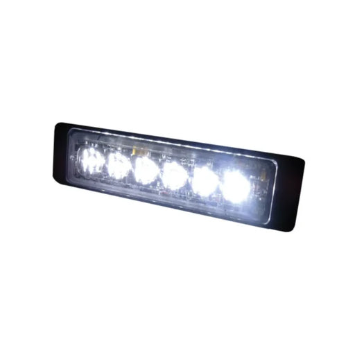 DURITE - LED Warning Light 6 White 12/24volt Bx1